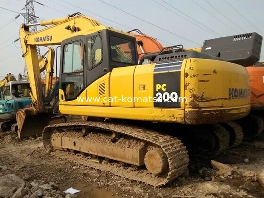 Used KOMATSU PC200-7 Tracked Excavator Original Paint Good Condition Japanese Made
