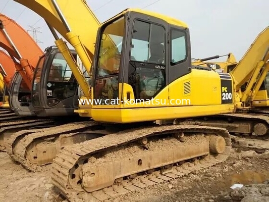 Used KOMATSU PC200-7 Tracked Excavator Original Paint Good Condition Japanese Made