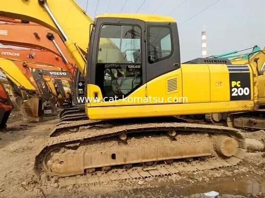 Used KOMATSU PC200-7 Tracked Excavator Original Paint Good Condition Japanese Made