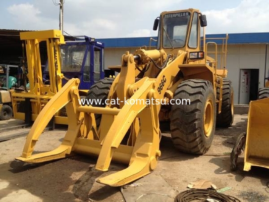 Used CAT 966C Wheel Loader With Clip