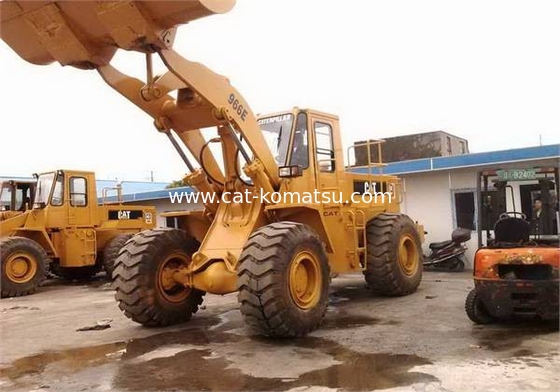Original Japanese Used CAT 966E Wheel Loader New PAINT