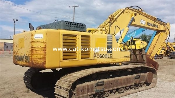 Second-hand KOMATSU PC600-6 Used KOMATSU PC600LC-6 Excavator Original Made in Japan