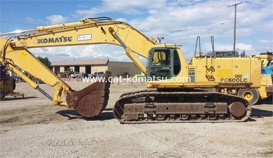 Second-hand KOMATSU PC600-6 Used KOMATSU PC600LC-6 Excavator Original Made in Japan