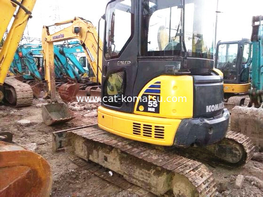 Used Japan Mini Excavator /Used KOMATSU PC55MR Excavator