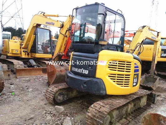 Used Japan Mini Excavator /Used KOMATSU PC55MR Excavator