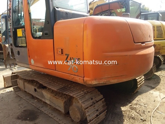 Used Mini Excavator HITACHI ZX70 Digger With Blade