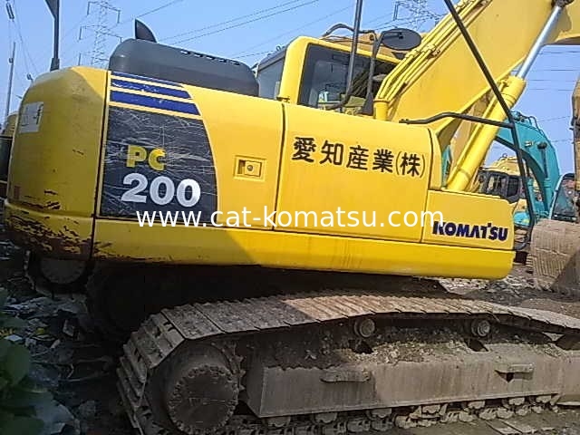 Used KOMATSU PC200-8 Excavator Original Japan