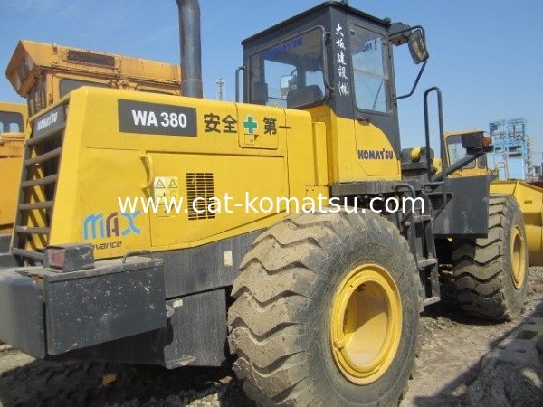 Used Japan KOMATSU WA380 Wheel Loader
