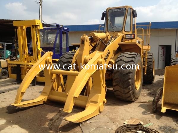 Used CAT 966C Wheel Loader With Clip