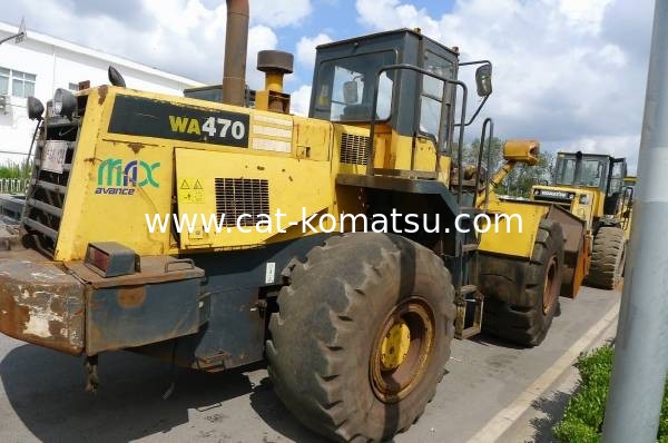 Used KOMATSU WA470 Wheel Loader Made in Japan