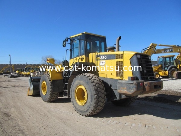 Original WA380 Komtasu Used KOMATSU WA380 Wheel Loader Good Condition