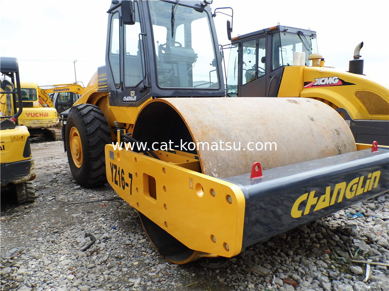 Used Changlin YZ16-7 Road Roller Vibratory Compactor