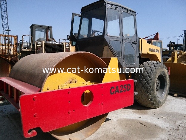 Used Vibratory Compactor DYNAPAC CA25D Roller 2012Year