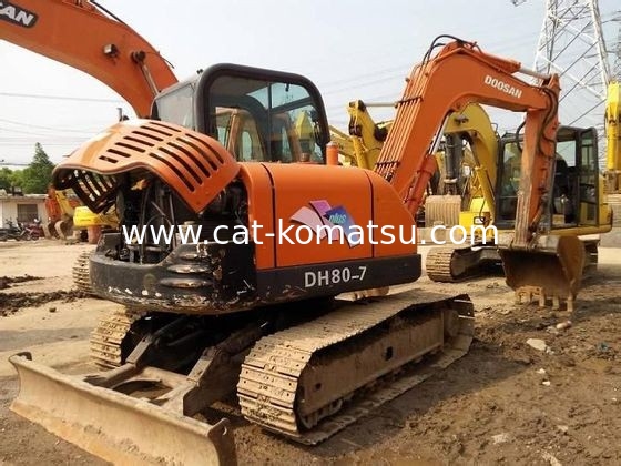 Used 8Ton Excavator Used Doosan DH80-7 Small Excavator