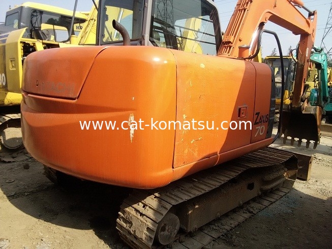 Used Mini Excavator HITACHI ZX70 Digger With Blade