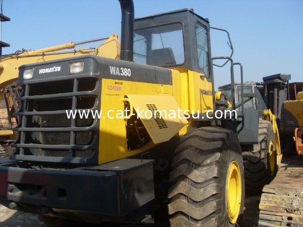 Used KOMATSU WA380 Wheel Loader With Fork