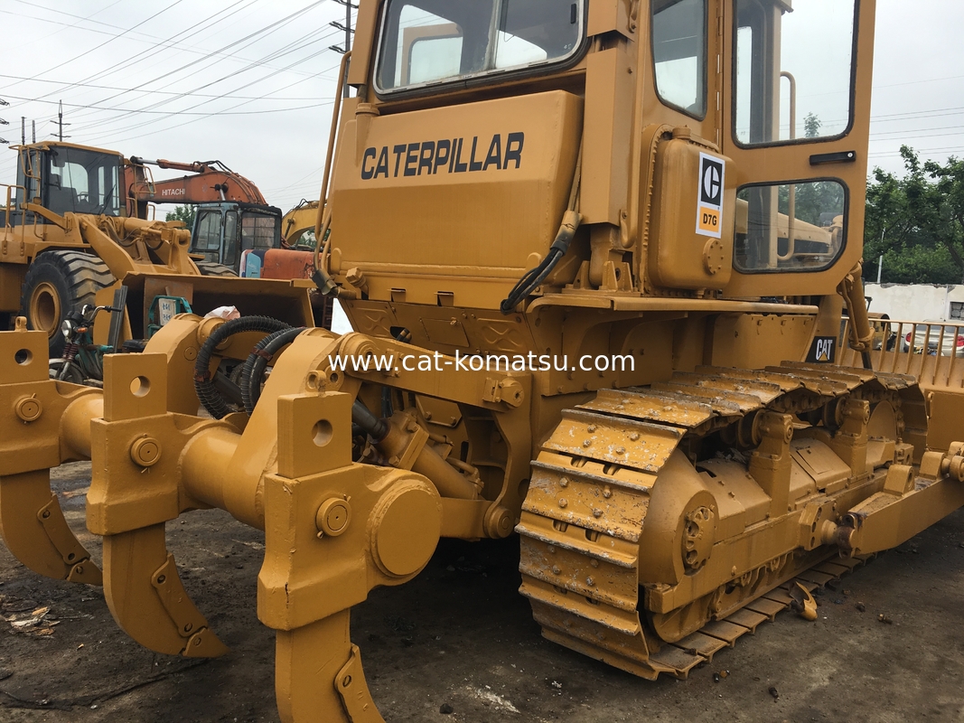 Used CAT D7G Crawler Bulldozer With Ripper / Caterpillar D6D D6G D7G D8K Bulldozer
